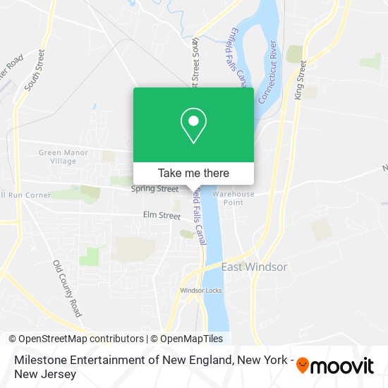 Mapa de Milestone Entertainment of New England