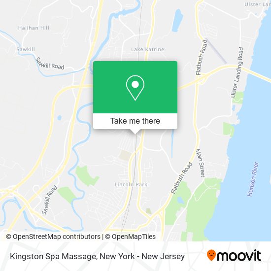 Mapa de Kingston Spa Massage