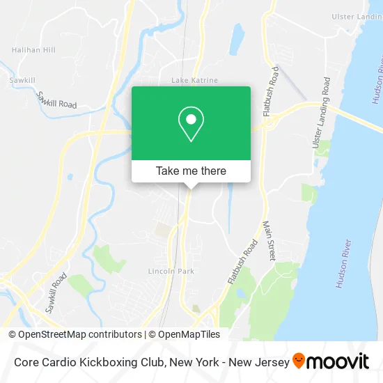 Core Cardio Kickboxing Club map
