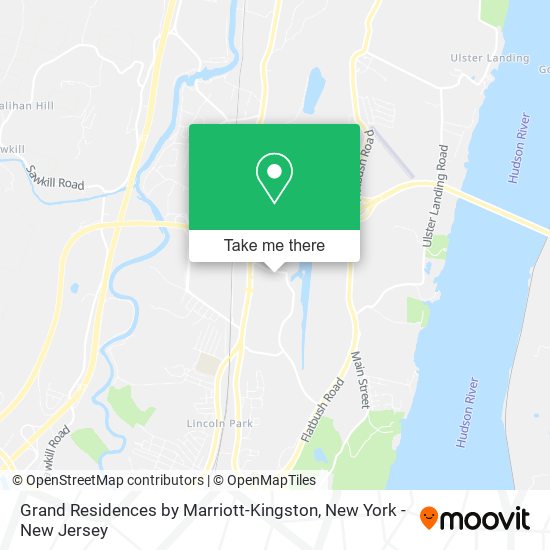 Grand Residences by Marriott-Kingston map