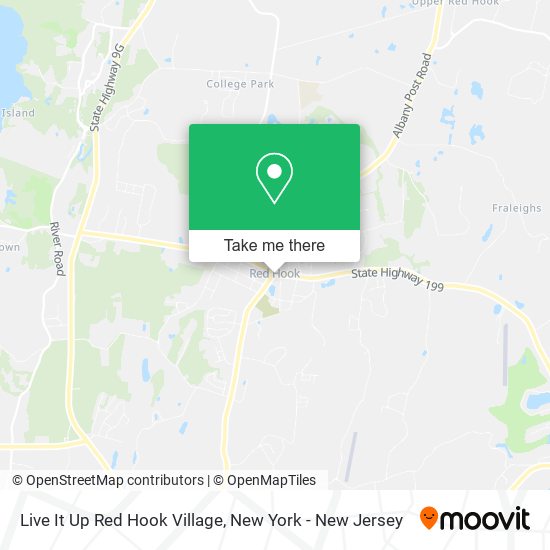 Live It Up Red Hook Village map
