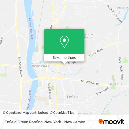 Enfield Green Roofing map