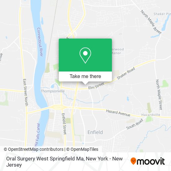 Mapa de Oral Surgery West Springfield Ma