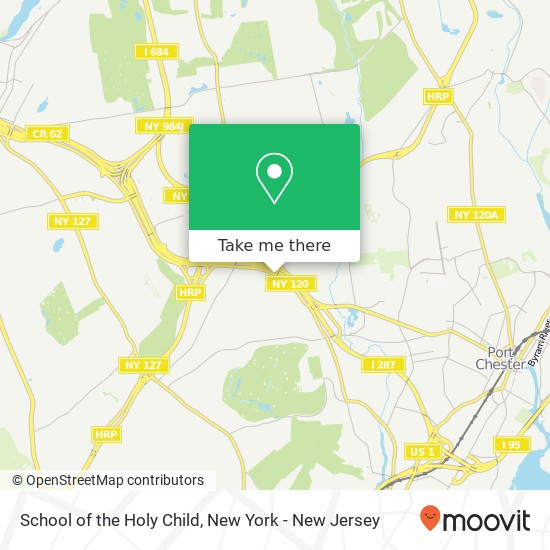 School of the Holy Child map