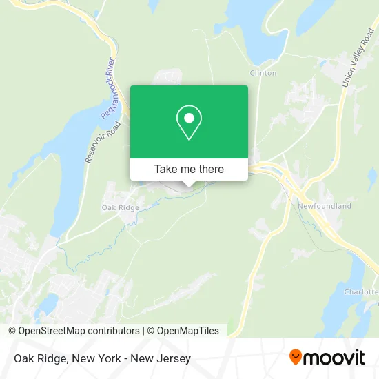 Oak Ridge map