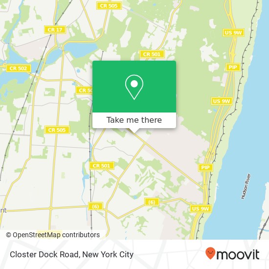 Mapa de Closter Dock Road