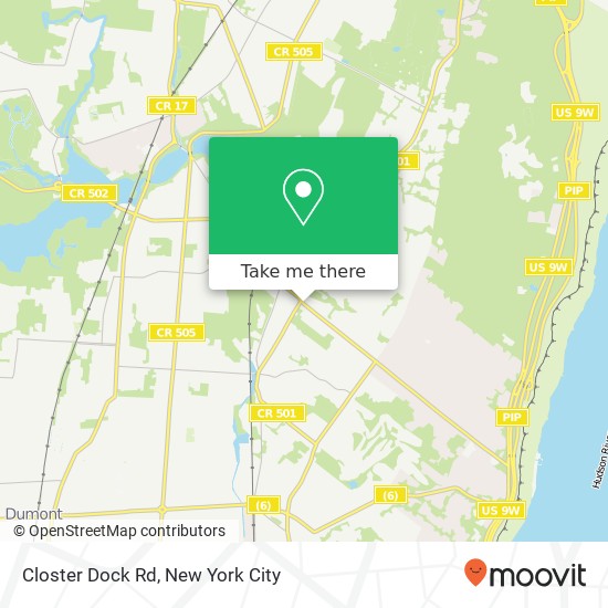 Mapa de Closter Dock Rd