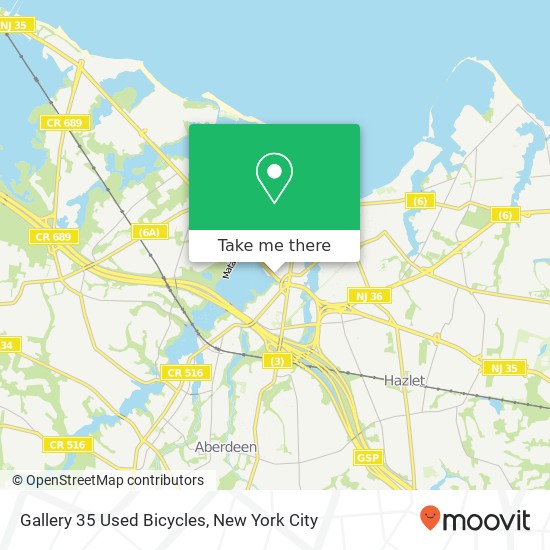 Gallery 35 Used Bicycles map