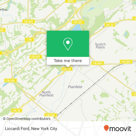 Liccardi Ford map