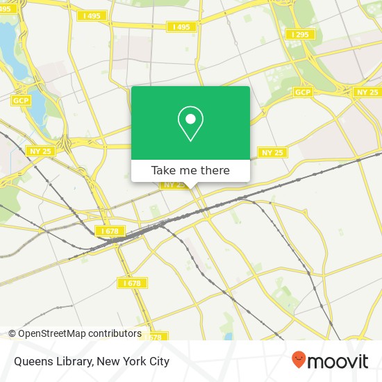 Mapa de Queens Library