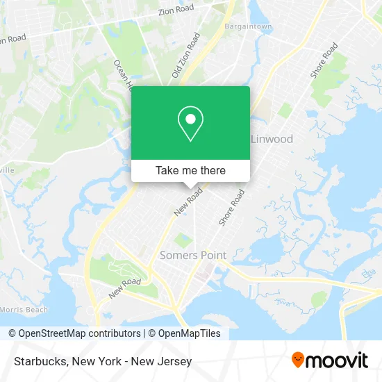 STARBUCKS map