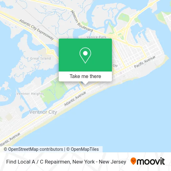 Find Local A / C Repairmen map