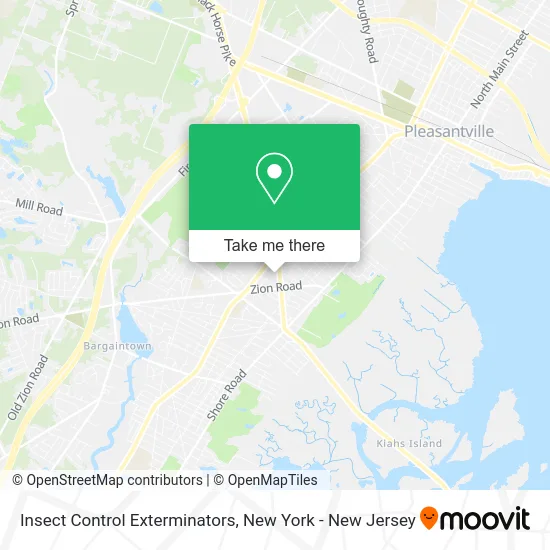 Insect Control Exterminators map