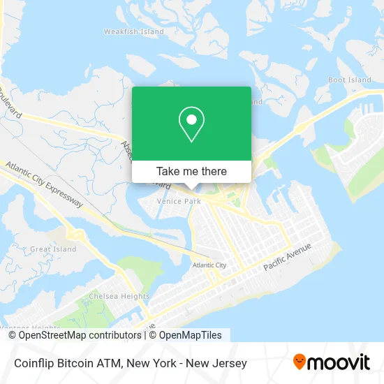 Coinflip Bitcoin ATM map
