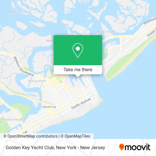 Golden Key Yacht Club map