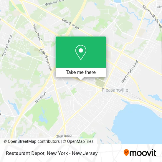Restaurant Depot map