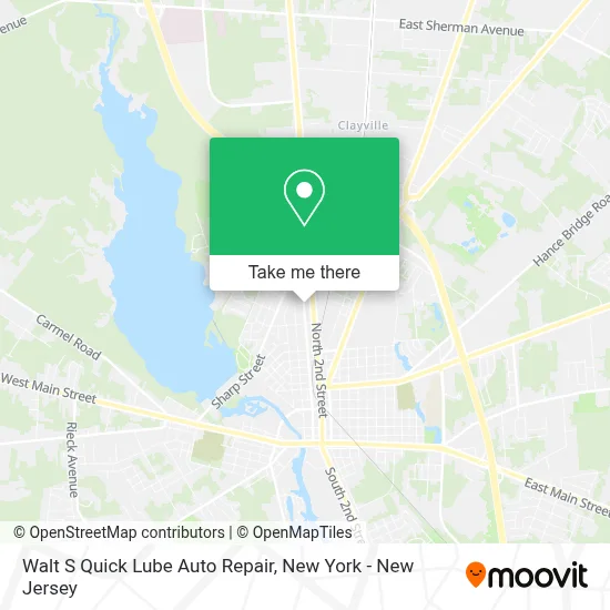 Walt S Quick Lube Auto Repair map