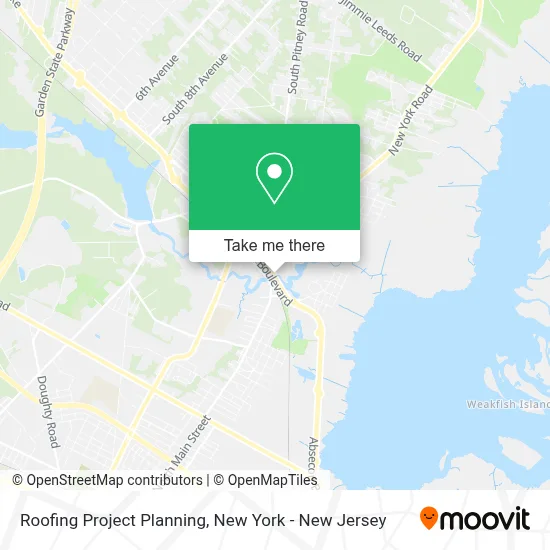 Roofing Project Planning map