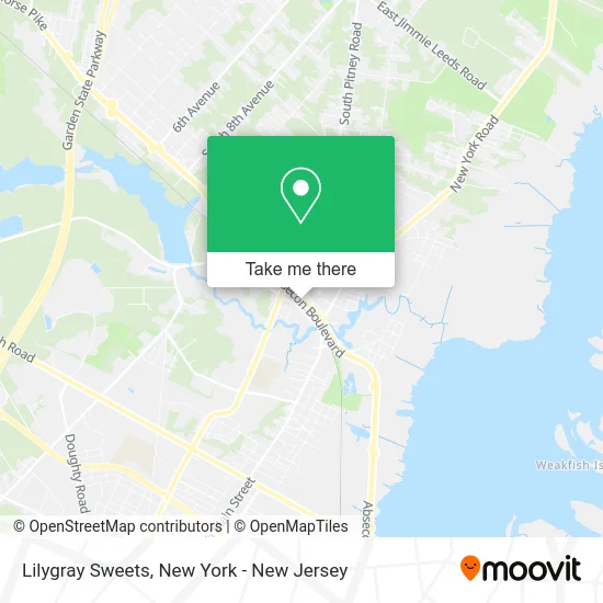 Lilygray Sweets map