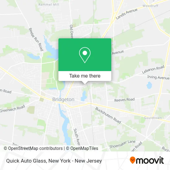 Quick Auto Glass map