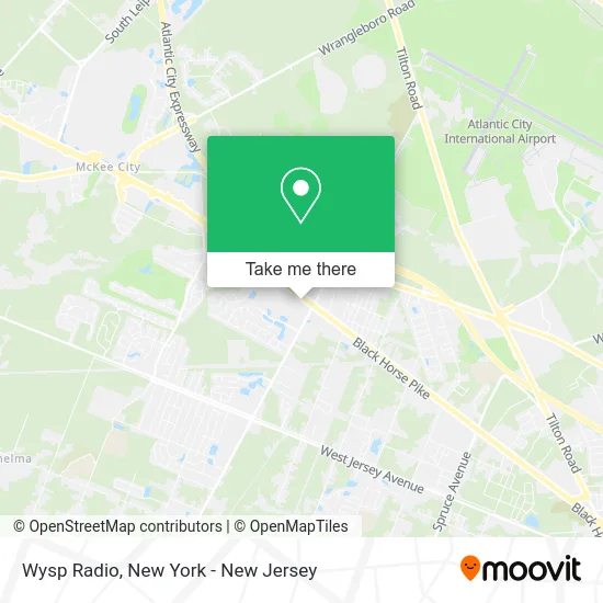 Wysp Radio map