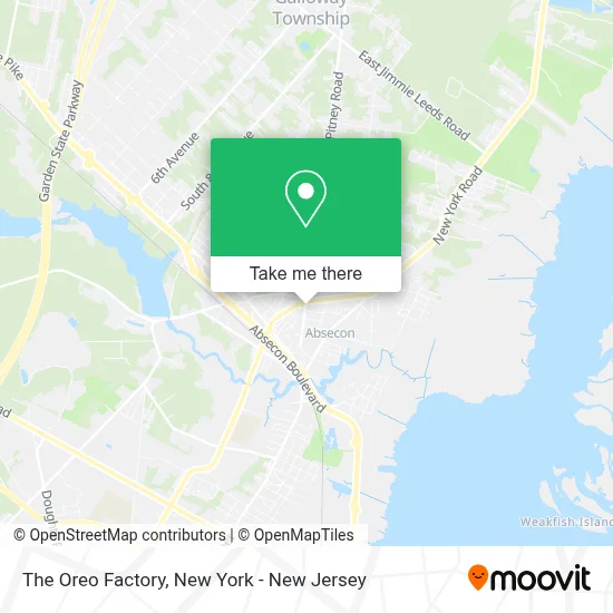 The Oreo Factory map