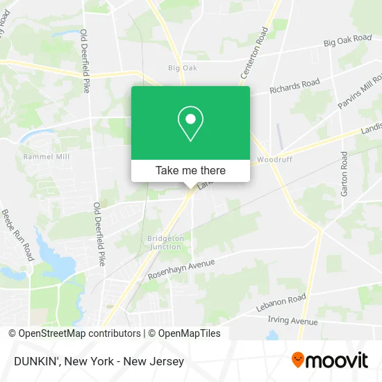 DUNKIN' map