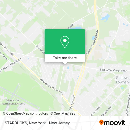 STARBUCKS map