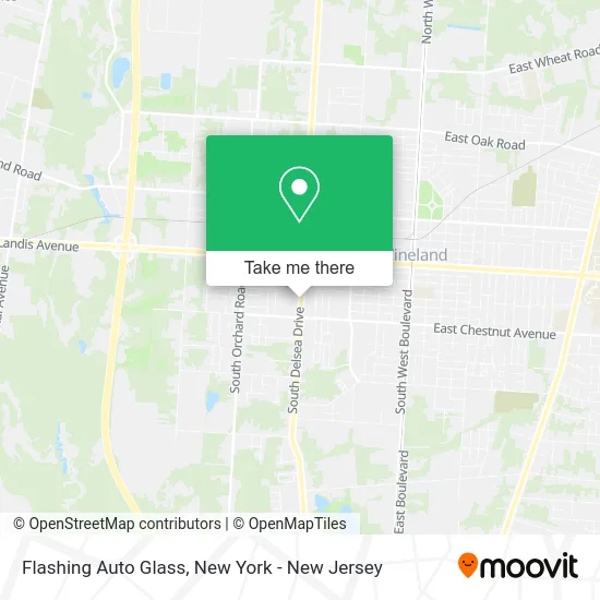 Flashing Auto Glass map