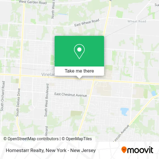 Homestarr Realty map