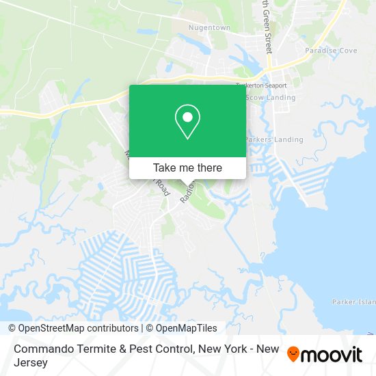 Commando Termite & Pest Control map