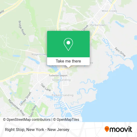 Right Stop map