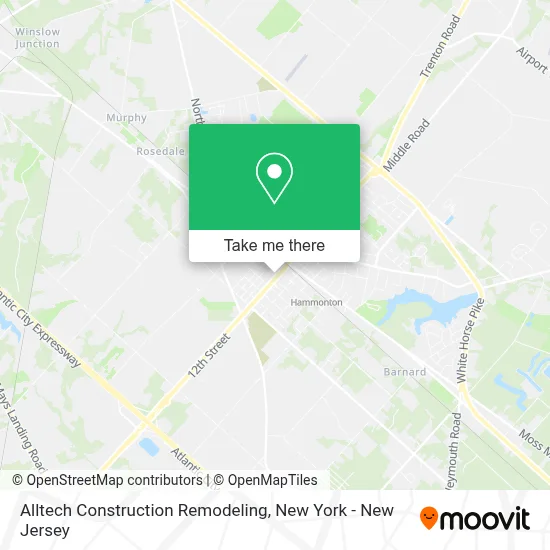 Alltech Construction Remodeling map