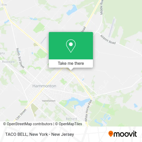 TACO BELL map