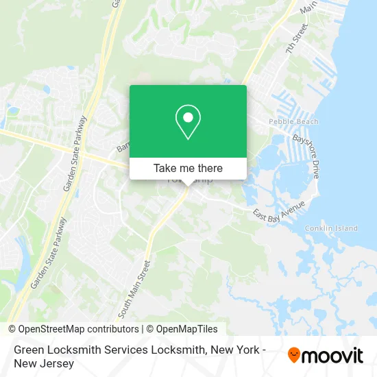Green Locksmith Services Locksmith map