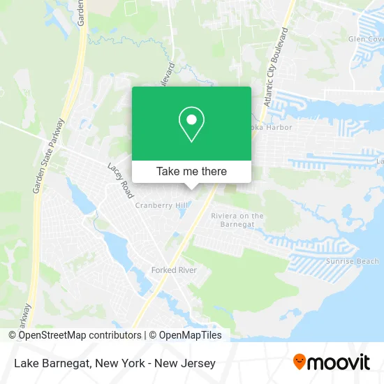 Mapa de Lake Barnegat