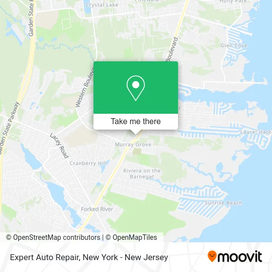 Expert Auto Repair map
