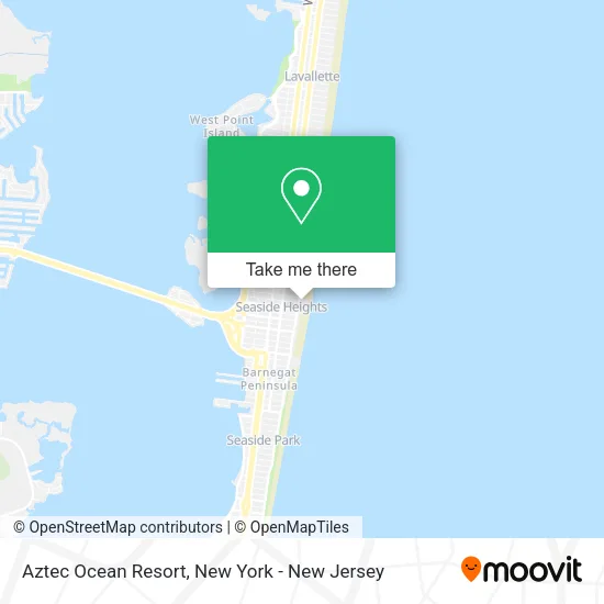 Aztec Ocean Resort map