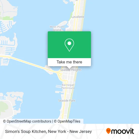 Simon's Soup Kitchen map