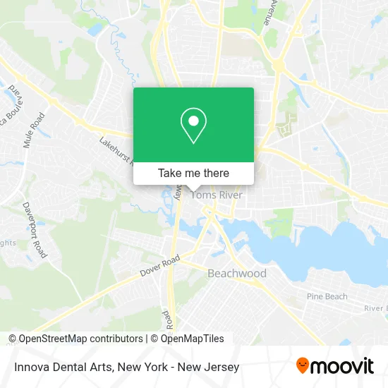 Innova Dental Arts map