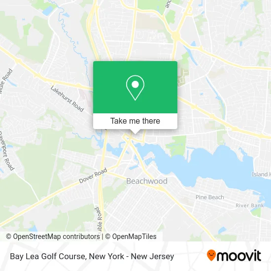 Bay Lea Golf Course map