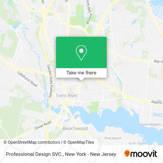 Professional Design SVC. map