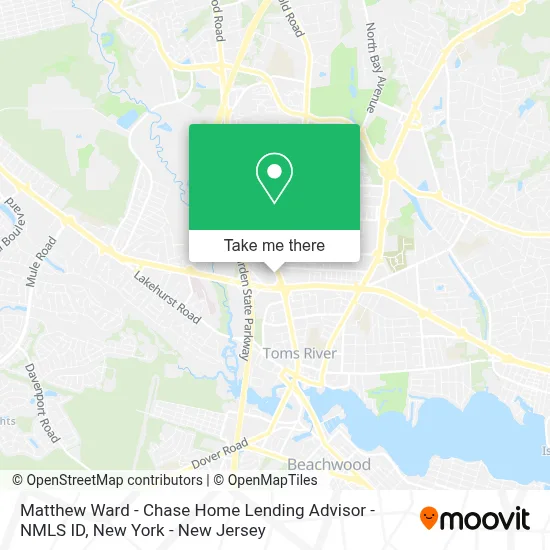 Matthew Ward - Chase Home Lending Advisor - NMLS ID map
