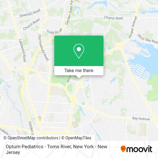 Optum Pediatrics - Toms River map