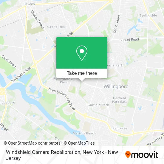 Windshield Camera Recalibration map