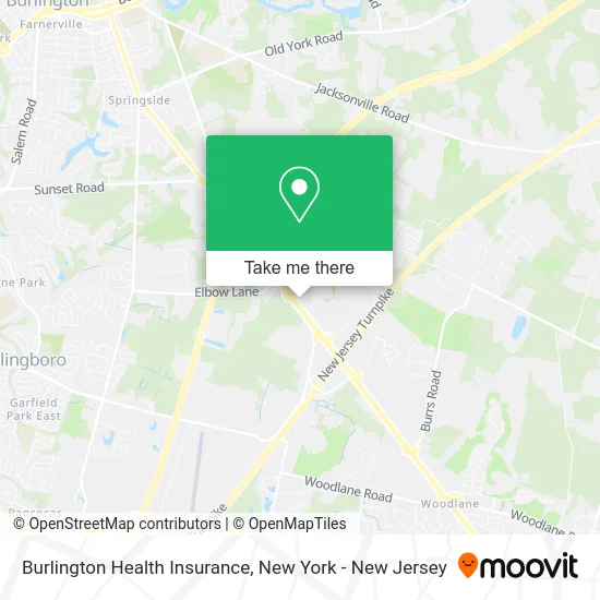 Burlington Health Insurance map