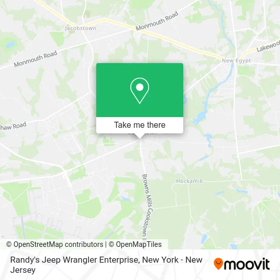 Randy's Jeep Wrangler Enterprise map