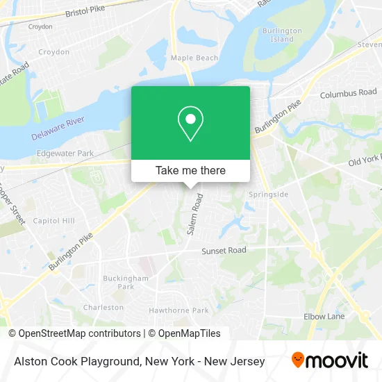 Alston Cook Playground map