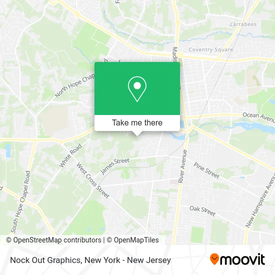 Nock Out Graphics map