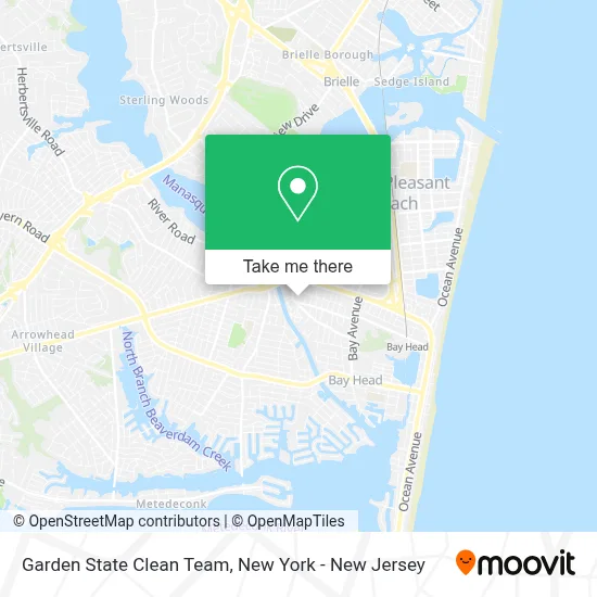Garden State Clean Team map